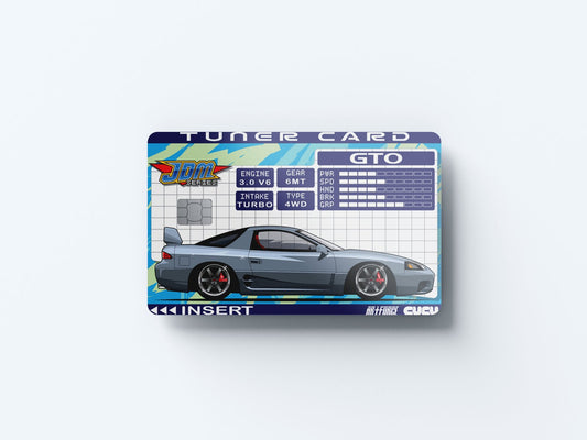 Tuner Card Z15 GTO Design | Credit Card Sticker | Small Chip | Credit Card Skin