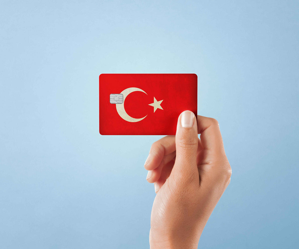 Turkiet - Premium Vinyl Credit Card Skin Cover by Wonderwallsboutique