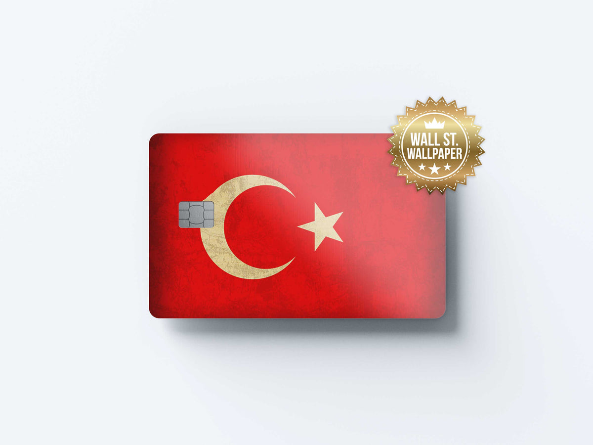 Turkiet - Premium Vinyl Credit Card Skin Cover by Wonderwallsboutique