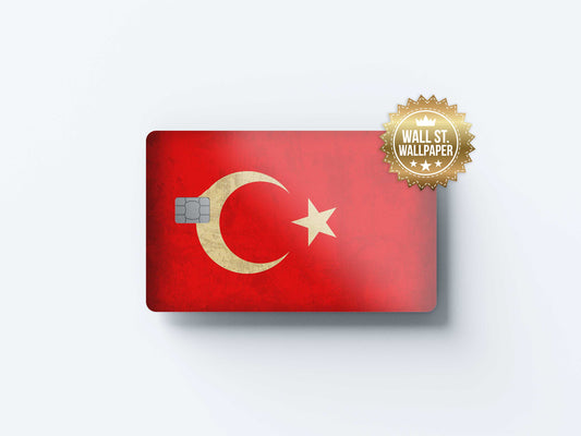 Turkiet - Premium Vinyl Credit Card Skin Cover by Wonderwallsboutique