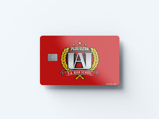 UA High School Badge Design | Credit Card Sticker | Small Chip | Credit Card Skin