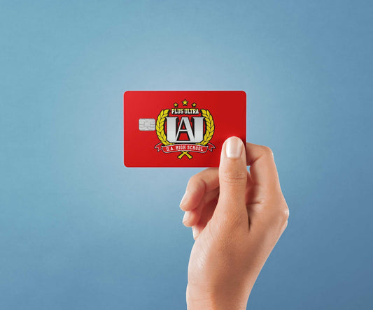 UA High School Badge Design | Credit Card Sticker | Small Chip | Credit Card Skin