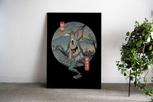 umbrella yokai ghost Asian Style Poster | Wall Art for Home & Office | High-Quality Print - High-Quality Visual Display