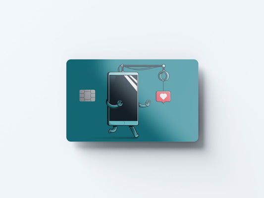 Unachievable Satisfaction Design | Credit Card Sticker | Small Chip | Credit Card Skin