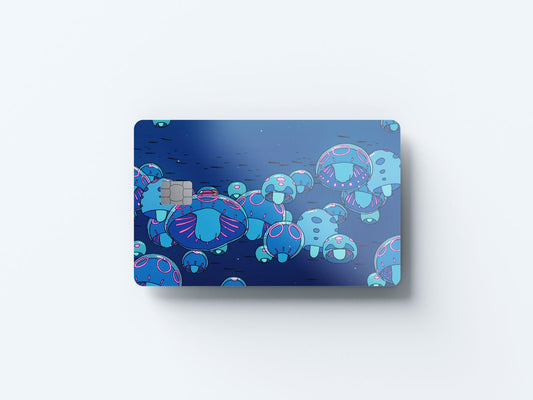 Under the Surface Design | Credit Card Sticker | Small Chip | Credit Card Skin