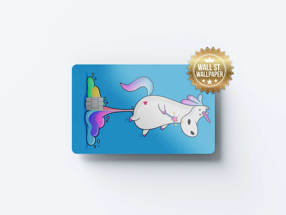 Unicorn - Premium Vinyl Credit Card Skin Cover by Wonderwallsboutique