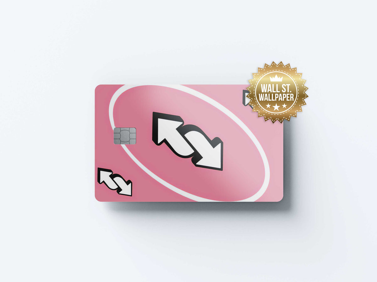 Uno Pink - Premium Vinyl Credit Card Skin Cover by Wonderwallsboutique