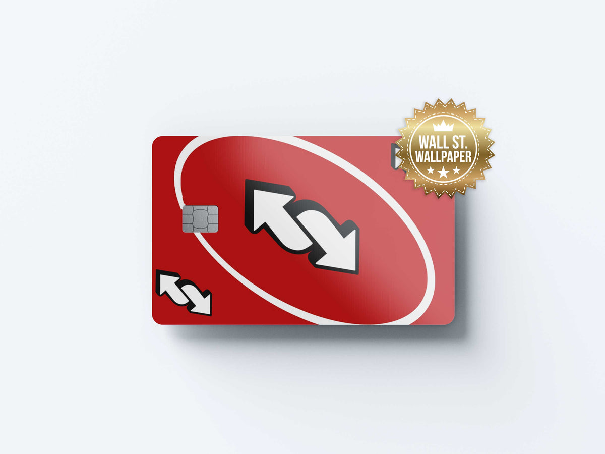 Uno Reverse - Premium Vinyl Credit Card Skin Cover by Wonderwallsboutique