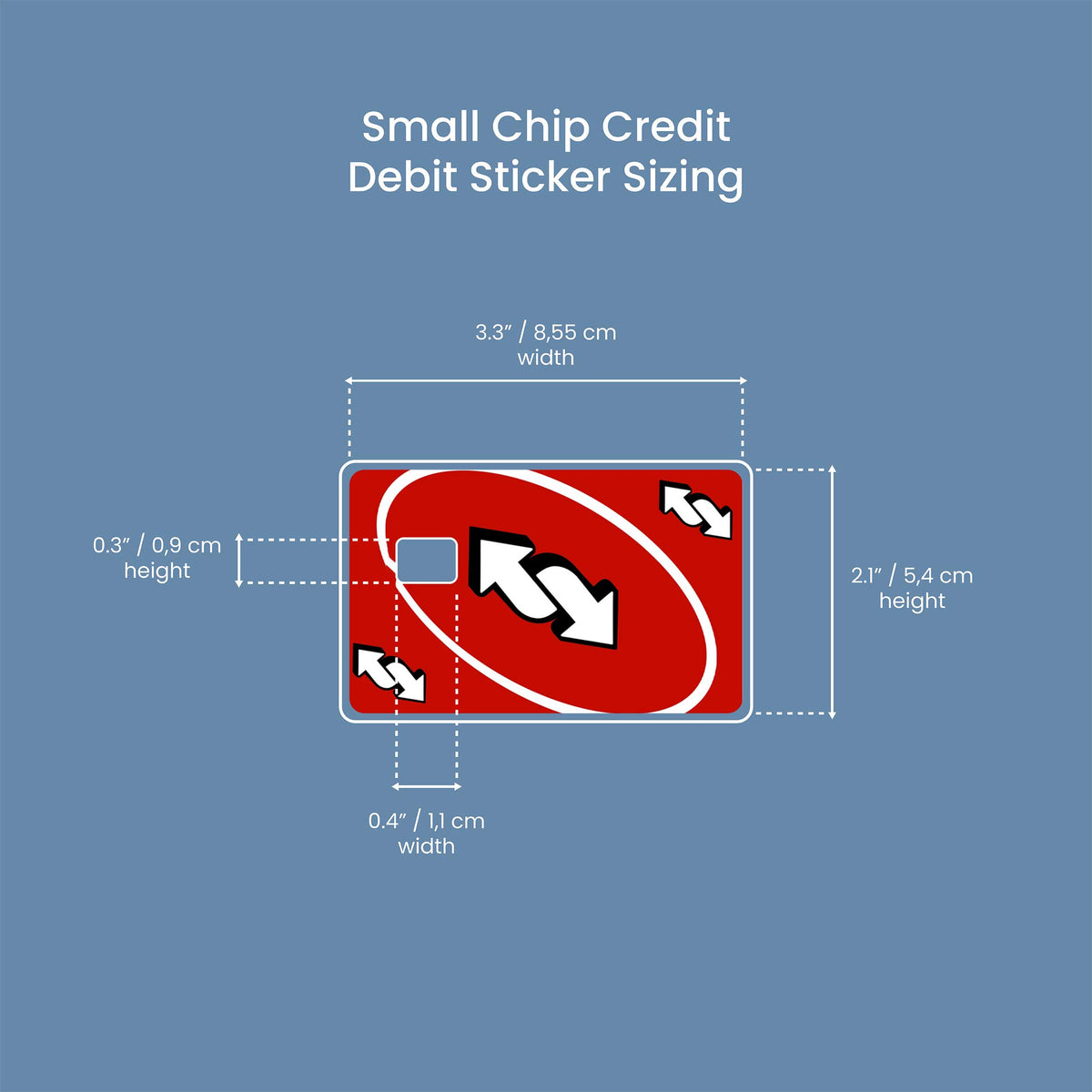 Uno Reverse - Premium Vinyl Credit Card Skin Cover by Wonderwallsboutique