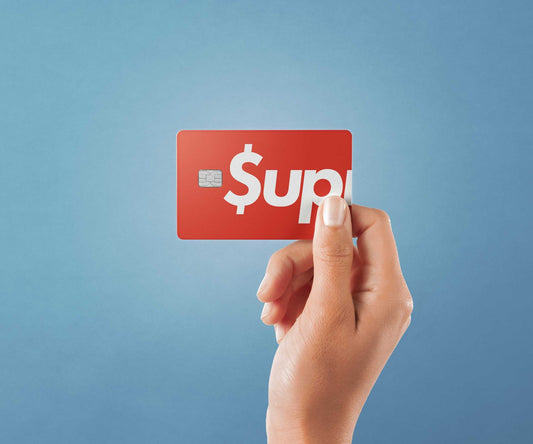 Up Design | Credit Card Sticker | Small Chip | Credit Card Skin