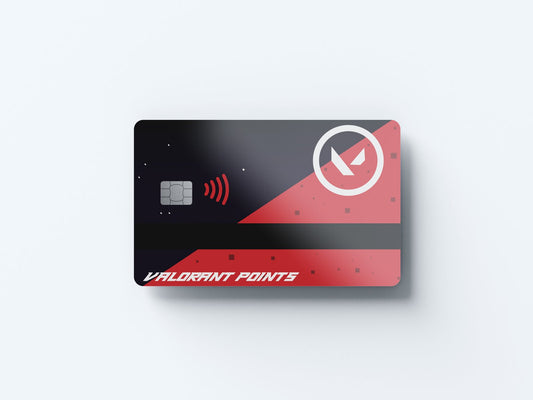 Valorant Points Design | Credit Card Sticker | Small Chip | Credit Card Skin