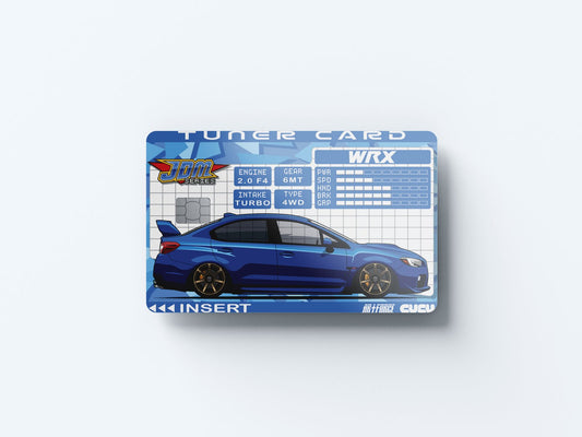 VA WRX Tuner Card Design | Credit Card Sticker | Small Chip | Credit Card Skin