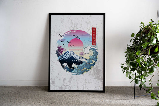 view minimalis Asian Style Poster | Wall Art for Home & Office | High-Quality Print - High-Quality Visual Display