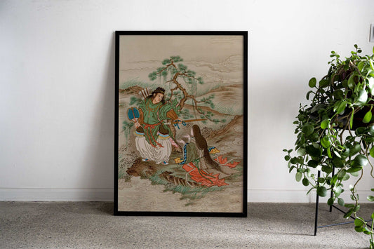 vintage Japanese painting Asian Style Poster | Wall Art for Home & Office | High-Quality Print - High-Quality Visual Display
