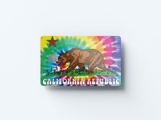 Viva California Design | Credit Card Sticker | Small Chip | Credit Card Skin