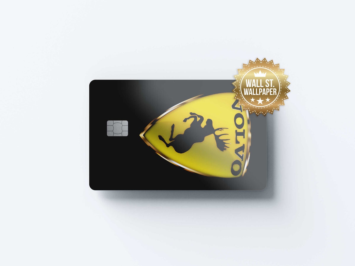 Volvo New - Premium Vinyl Credit Card Skin Cover by Wonderwallsboutique