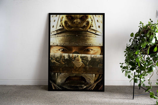 war eyes Asian Style Poster | Wall Art for Home & Office | High-Quality Print - High-Quality Visual Display
