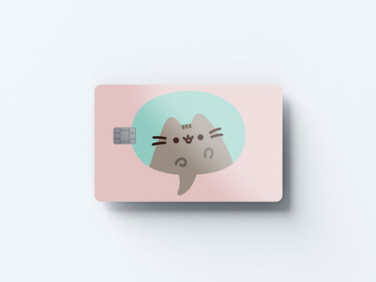 Wave Hi Design | Credit Card Sticker | Small Chip | Credit Card Skin