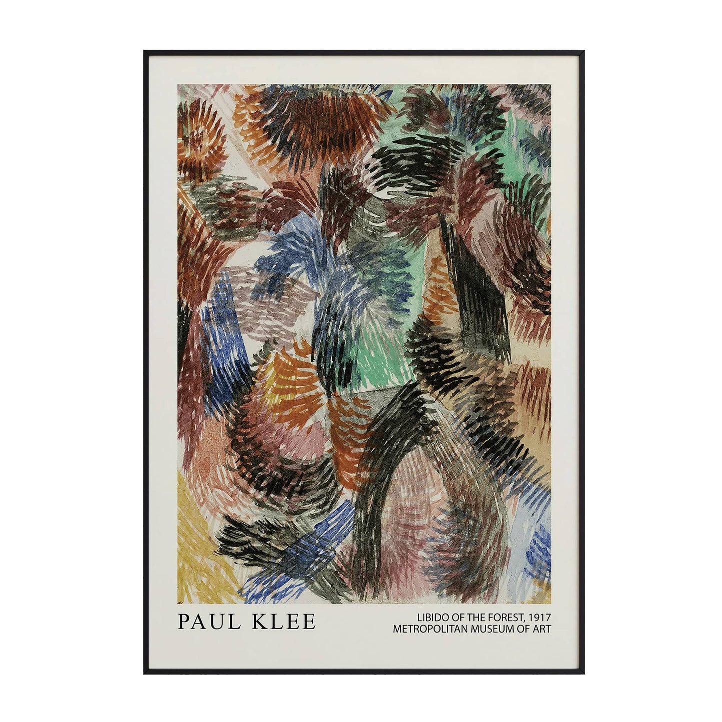 Paul Klee - Libido Of The Forest