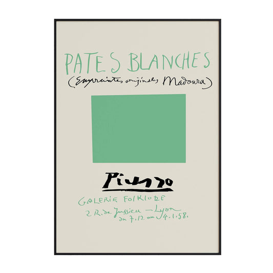 Picasso - Green Pates Blanches