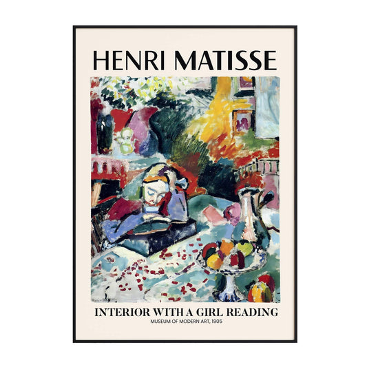 Henri Matisse - Interior with a Girl Reading