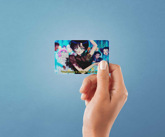 Wednesday Dance Design | Credit Card Sticker | Small Chip | Credit Card Skin