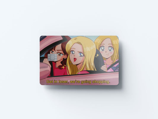 We’re Going Shopping Design | Credit Card Sticker | Small Chip | Credit Card Skin