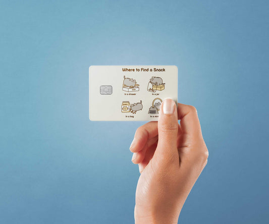 Where to Find a Snack Design | Credit Card Sticker | Small Chip | Credit Card Skin