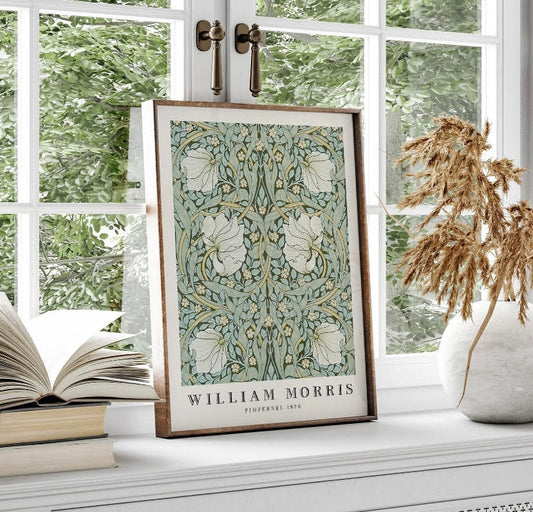 Set of 2 Vintage William Morris Botanical Prints