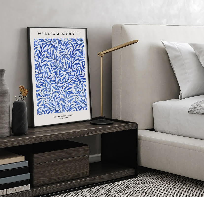 William Morris Blue Willow Branch Artwork