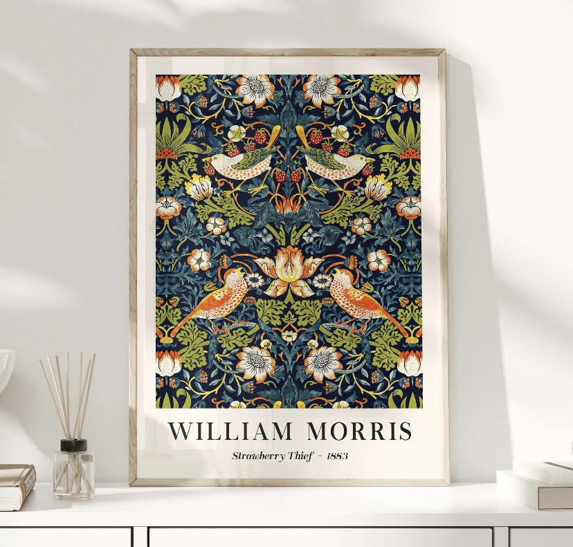 Set of William Morris Strawberry Thief Prints