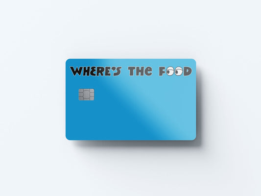 WTFood Design | Credit Card Sticker | Small Chip | Credit Card Skin