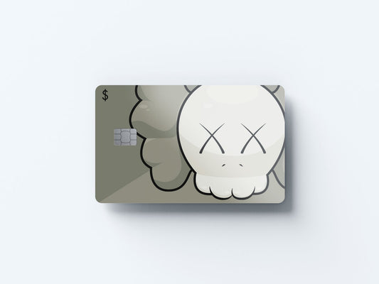 XX Beige Design | Credit Card Sticker | Small Chip | Credit Card Skin