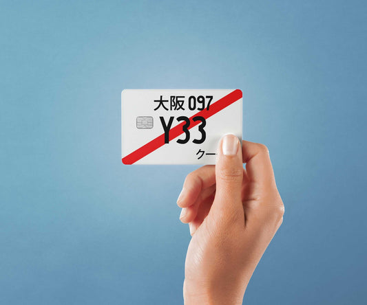 Y33 Design | Credit Card Sticker | Small Chip | Credit Card Skin