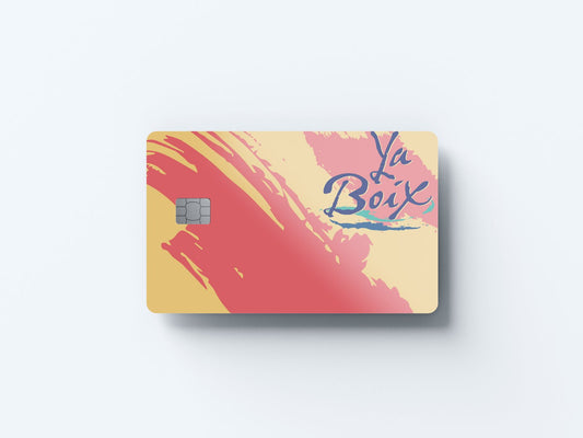 Ya Boi X Design | Credit Card Sticker | Small Chip | Credit Card Skin