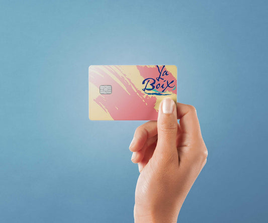 Ya Boi X Design | Credit Card Sticker | Small Chip | Credit Card Skin