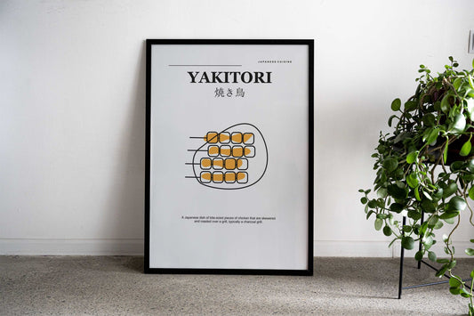 yakitori Asian Style Poster | Wall Art for Home & Office | High-Quality Print - High-Quality Visual Display
