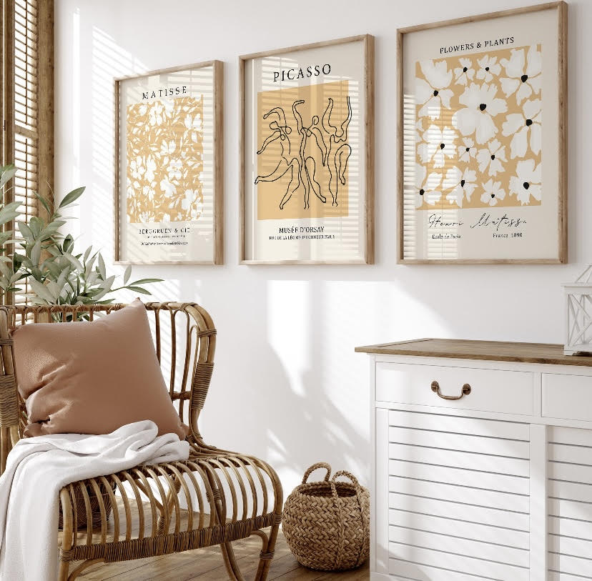 Matisse & Picasso Yellow Print Collection