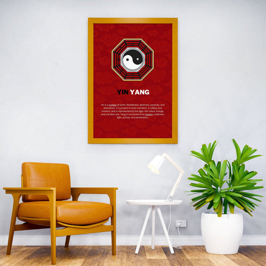 yinyang Asian Style Poster | Wall Art for Home & Office | High-Quality Print - High-Quality Visual Display