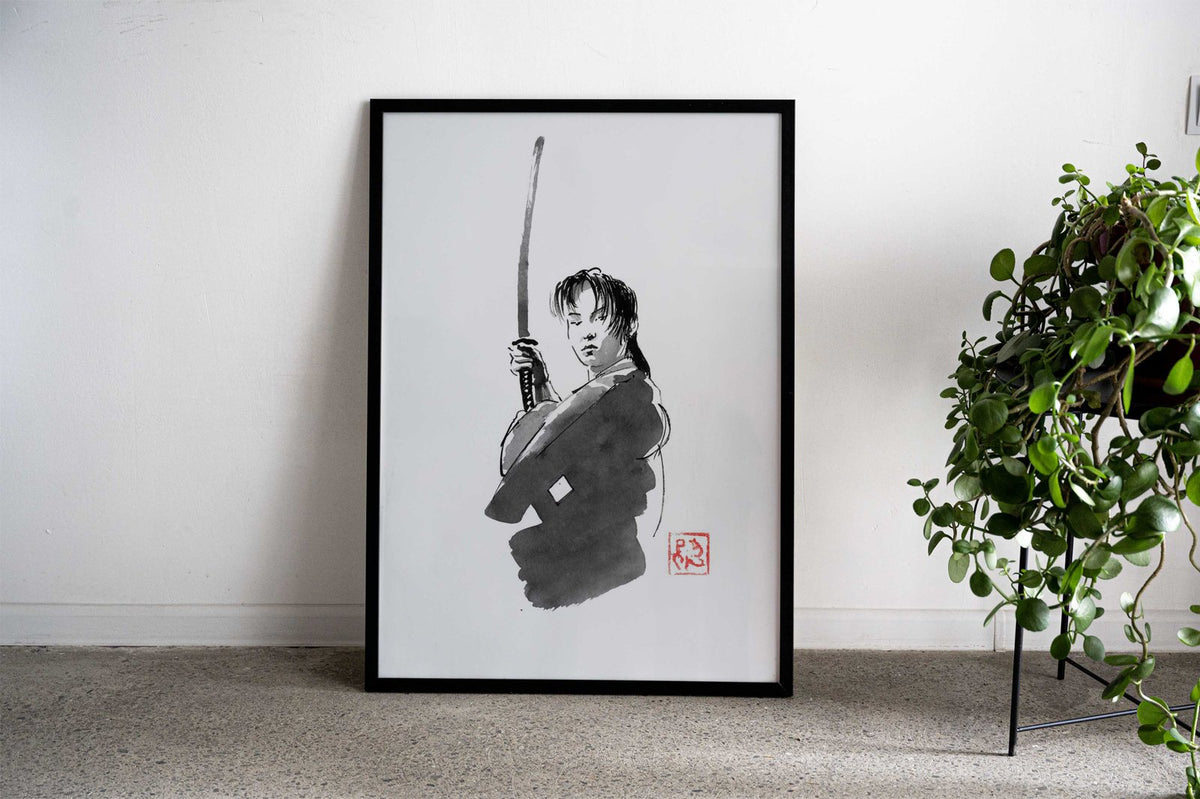young samurai Asian Style Poster | Wall Art for  Home & Office | High-Quality Print - High-Quality Visual Display