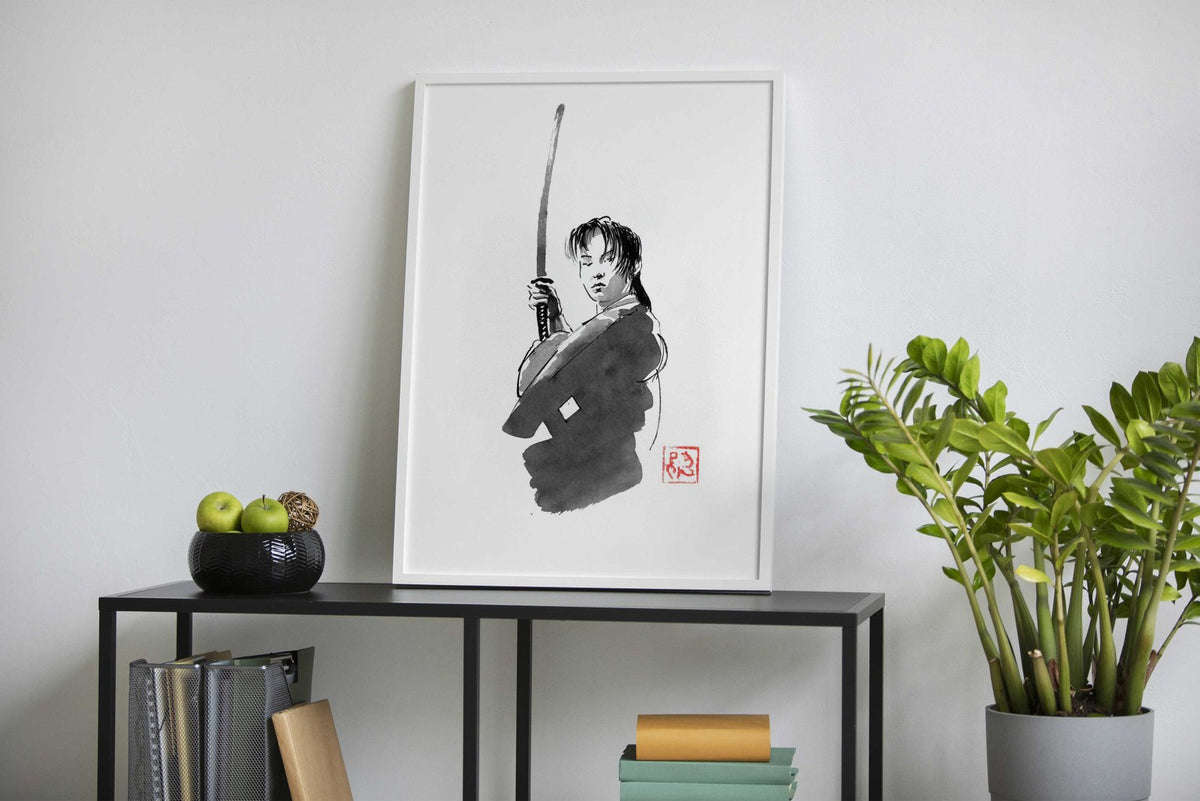 young samurai Asian Style Poster | Wall Art for  Home & Office | High-Quality Print - High-Quality Visual Display