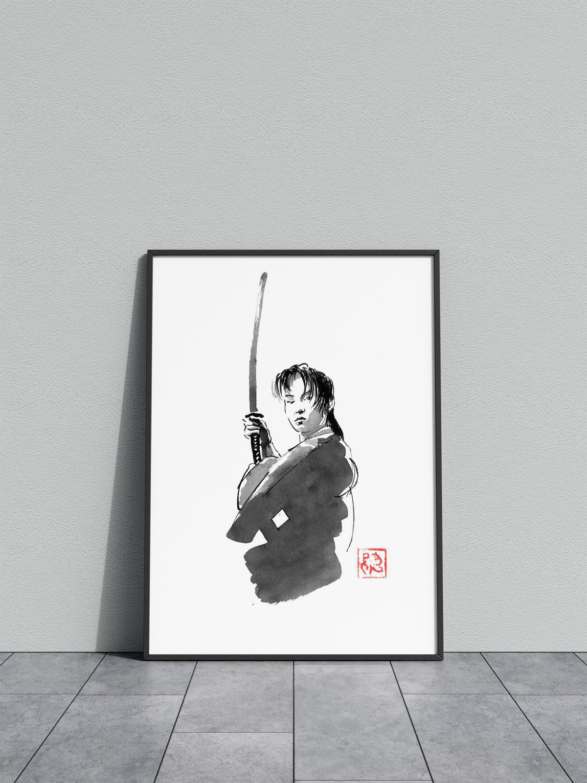 young samurai Asian Style Poster | Wall Art for  Home & Office | High-Quality Print - High-Quality Visual Display