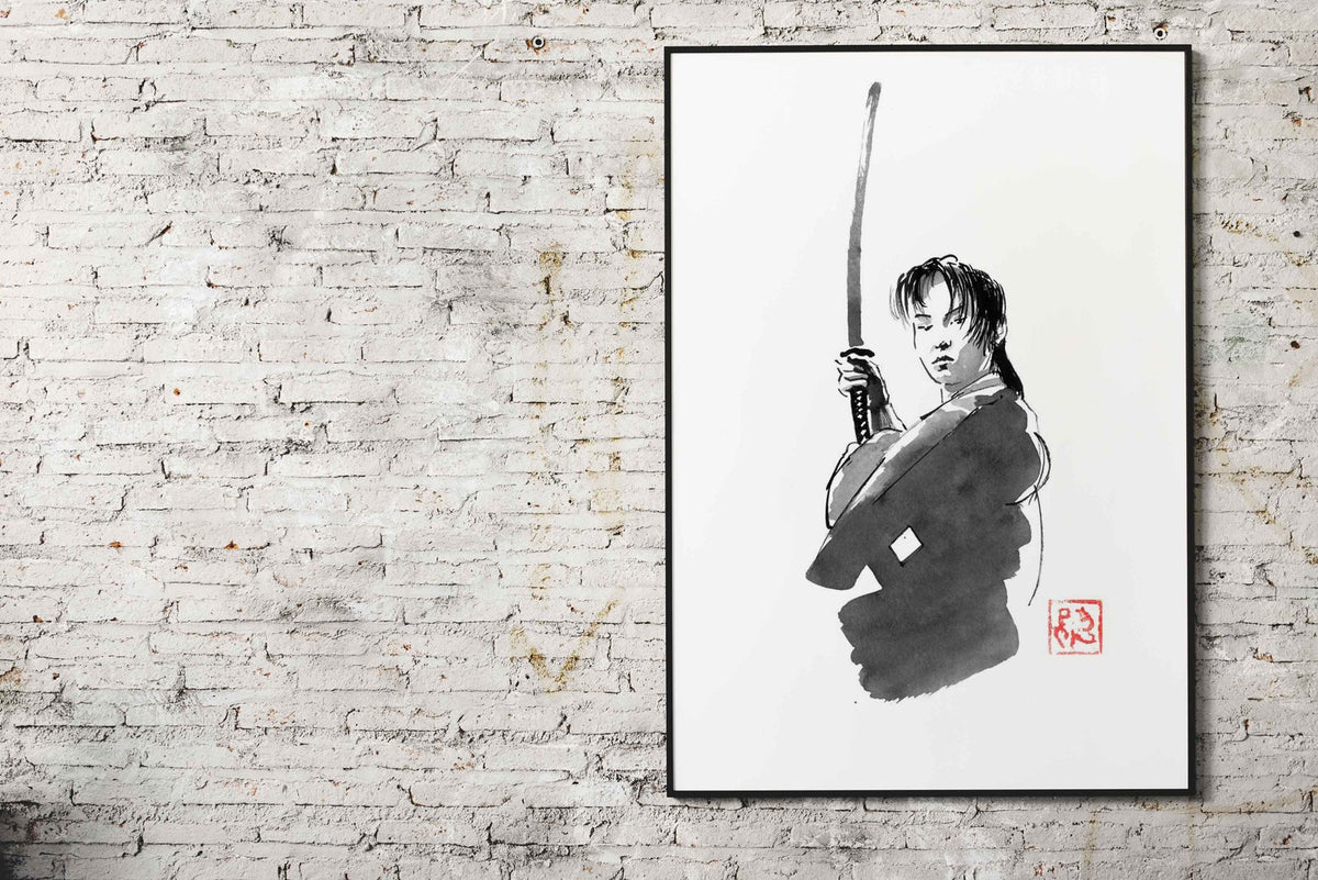 young samurai Asian Style Poster | Wall Art for  Home & Office | High-Quality Print - High-Quality Visual Display