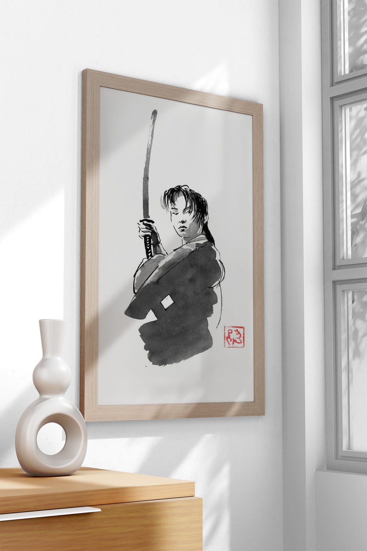 young samurai Asian Style Poster | Wall Art for  Home & Office | High-Quality Print - High-Quality Visual Display