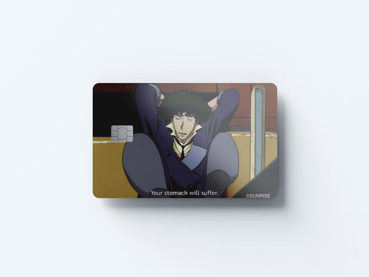 Your Stomach Will Suffer Design | Credit Card Sticker | Small Chip | Credit Card Skin