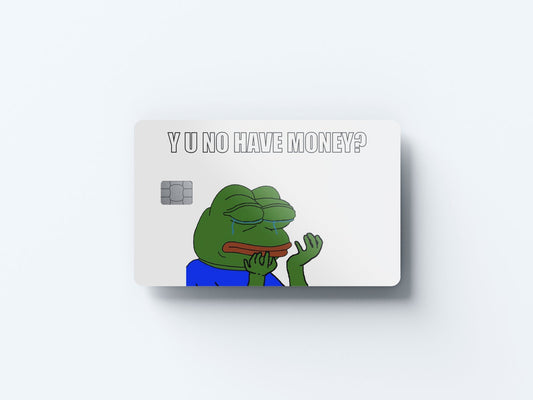 Yuno Have Money Design | Credit Card Sticker | Small Chip | Credit Card Skin
