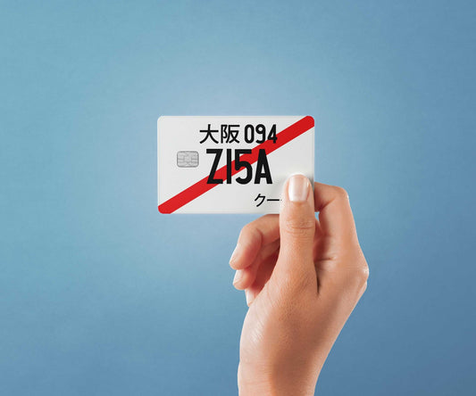 Z15A Design | Credit Card Sticker | Small Chip | Credit Card Skin