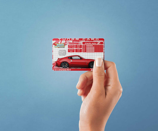 Z34Z Tuner Card Design | Credit Card Sticker | Small Chip | Credit Card Skin