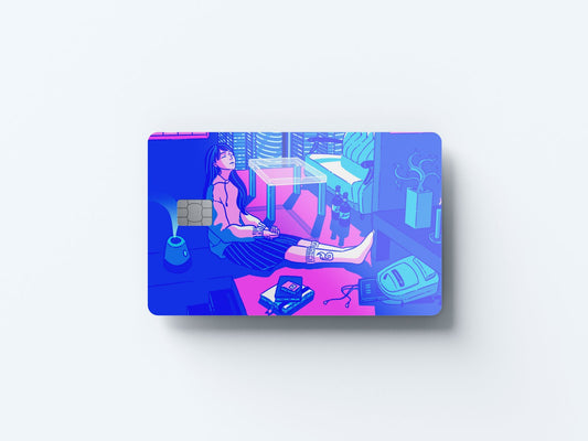 Zen Design | Credit Card Sticker | Small Chip | Credit Card Skin