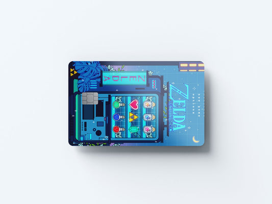 Z Vending Machine Design | Credit Card Sticker | Small Chip | Credit Card Skin